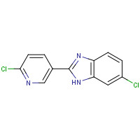 337920-73-7 6-chloro-2-(6-chloropyridin-3-yl)-1H-benzimidazole chemical structure