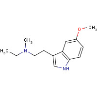 16977-53-0 N-ethyl-2-(5-methoxy-1H-indol-3-yl)-N-methylethanamine chemical structure