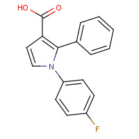 1368329-92-3 1-(4-fluorophenyl)-2-phenylpyrrole-3-carboxylic acid chemical structure