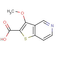 521948-20-9 3-methoxythieno[3,2-c]pyridine-2-carboxylic acid chemical structure