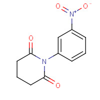 81305-71-7 1-(3-nitrophenyl)piperidine-2,6-dione chemical structure