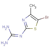 175136-87-5v 2-(5-bromo-4-methyl-1,3-thiazol-2-yl)guanidine chemical structure