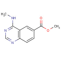 648449-02-9 methyl 4-(methylamino)quinazoline-6-carboxylate chemical structure
