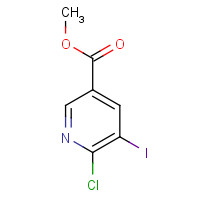 365413-29-2 methyl 6-chloro-5-iodopyridine-3-carboxylate chemical structure