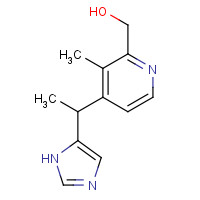 1239649-42-3 [4-[1-(1H-imidazol-5-yl)ethyl]-3-methylpyridin-2-yl]methanol chemical structure