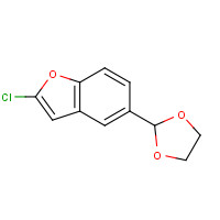 648449-65-4 2-chloro-5-(1,3-dioxolan-2-yl)-1-benzofuran chemical structure