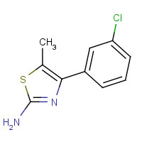 206555-32-0 4-(3-chlorophenyl)-5-methyl-1,3-thiazol-2-amine chemical structure