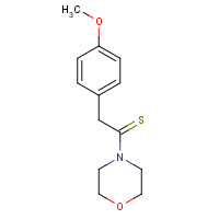 42945-78-8 2-(4-methoxyphenyl)-1-morpholin-4-ylethanethione chemical structure