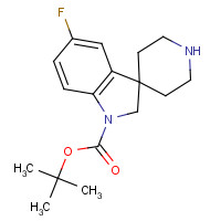 858351-47-0 tert-butyl 5-fluorospiro[2H-indole-3,4'-piperidine]-1-carboxylate chemical structure