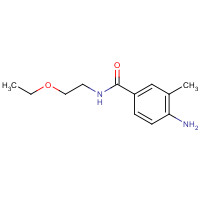 1150617-11-0 4-amino-N-(2-ethoxyethyl)-3-methylbenzamide chemical structure