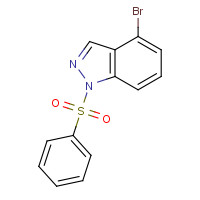 1001415-32-2 1-(benzenesulfonyl)-4-bromoindazole chemical structure