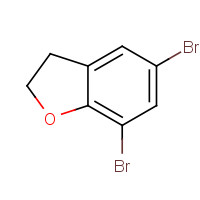 123266-59-1 5,7-dibromo-2,3-dihydro-1-benzofuran chemical structure