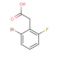 1214322-99-2 2-(2-bromo-6-fluorophenyl)acetic acid chemical structure
