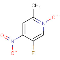 113209-88-4 5-fluoro-2-methyl-4-nitro-1-oxidopyridin-1-ium chemical structure