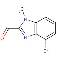 958863-76-8 4-bromo-1-methylbenzimidazole-2-carbaldehyde chemical structure