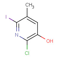 1203499-21-1 2-chloro-6-iodo-5-methylpyridin-3-ol chemical structure