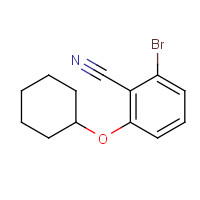 1369954-21-1 2-bromo-6-cyclohexyloxybenzonitrile chemical structure
