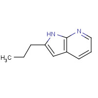 143141-25-7 2-propyl-1H-pyrrolo[2,3-b]pyridine chemical structure