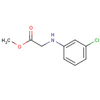 126690-10-6 methyl 2-(3-chloroanilino)acetate chemical structure