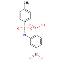 17409-05-1 2-[(4-methylphenyl)sulfonylamino]-4-nitrobenzoic acid chemical structure