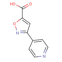 716362-05-9 3-pyridin-4-yl-1,2-oxazole-5-carboxylic acid chemical structure
