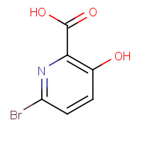 321596-58-1 6-bromo-3-hydroxypyridine-2-carboxylic acid chemical structure