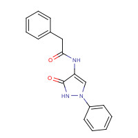 60588-53-6 N-(5-oxo-2-phenyl-1H-pyrazol-4-yl)-2-phenylacetamide chemical structure