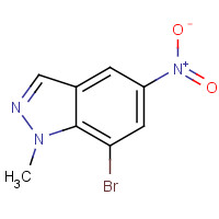 952183-39-0 7-bromo-1-methyl-5-nitroindazole chemical structure