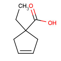 1106712-82-6 1-ethylcyclopent-3-ene-1-carboxylic acid chemical structure
