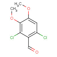 480439-30-3 2,6-dichloro-3,4-dimethoxybenzaldehyde chemical structure