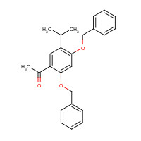 747414-18-2 1-[2,4-bis(phenylmethoxy)-5-propan-2-ylphenyl]ethanone chemical structure
