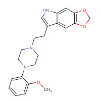 4448-96-8 7-[2-[4-(2-methoxyphenyl)piperazin-1-yl]ethyl]-5H-[1,3]dioxolo[4,5-f]indole chemical structure