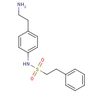 159182-24-8 N-[4-(2-aminoethyl)phenyl]-2-phenylethanesulfonamide chemical structure