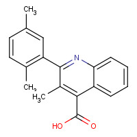 350999-29-0 2-(2,5-dimethylphenyl)-3-methylquinoline-4-carboxylic acid chemical structure