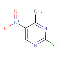 97821-70-0 2-chloro-4-methyl-5-nitropyrimidine chemical structure