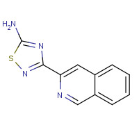 1179360-50-9 3-isoquinolin-3-yl-1,2,4-thiadiazol-5-amine chemical structure