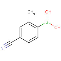 313546-18-8 (4-cyano-2-methylphenyl)boronic acid chemical structure