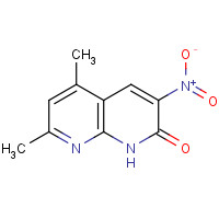 51076-41-6 5,7-dimethyl-3-nitro-1H-1,8-naphthyridin-2-one chemical structure