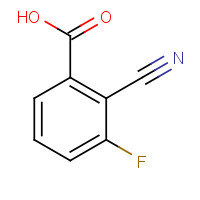 1214379-33-5 2-cyano-3-fluorobenzoic acid chemical structure