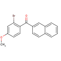 244103-51-3 (2-bromo-4-methoxyphenyl)-naphthalen-2-ylmethanone chemical structure