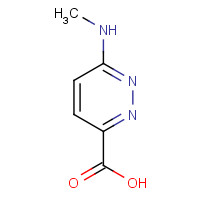 365413-15-6 6-(methylamino)pyridazine-3-carboxylic acid chemical structure