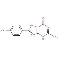 237435-11-9 2-methyl-6-(4-methylphenyl)-1,5-dihydropyrrolo[3,2-d]pyrimidin-4-one chemical structure