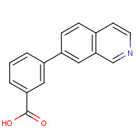 882671-05-8 3-isoquinolin-7-ylbenzoic acid chemical structure