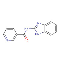 27111-31-5 N-(1H-benzimidazol-2-yl)pyridine-3-carboxamide chemical structure