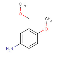59907-64-1 4-methoxy-3-(methoxymethyl)aniline chemical structure