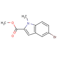 860457-91-6 methyl 5-bromo-1-methylindole-2-carboxylate chemical structure