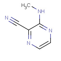 63352-06-7 3-(methylamino)pyrazine-2-carbonitrile chemical structure
