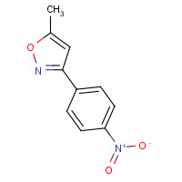 30213-79-7 5-methyl-3-(4-nitrophenyl)-1,2-oxazole chemical structure