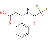 21735-63-7 3-phenyl-3-[(2,2,2-trifluoroacetyl)amino]propanoic acid chemical structure