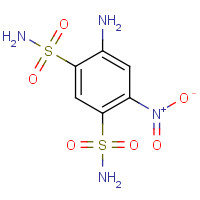 1025-74-7 4-amino-6-nitrobenzene-1,3-disulfonamide chemical structure